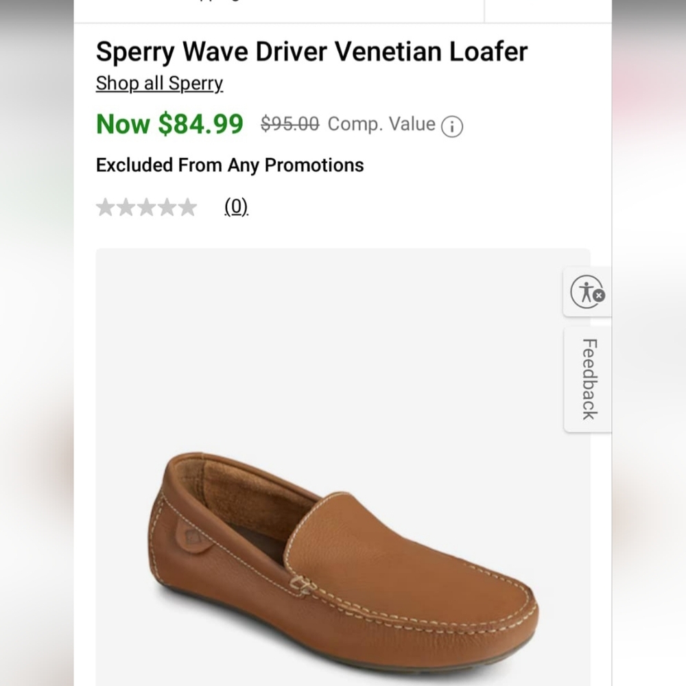 Sperry Wave Driver Venetian Loafer